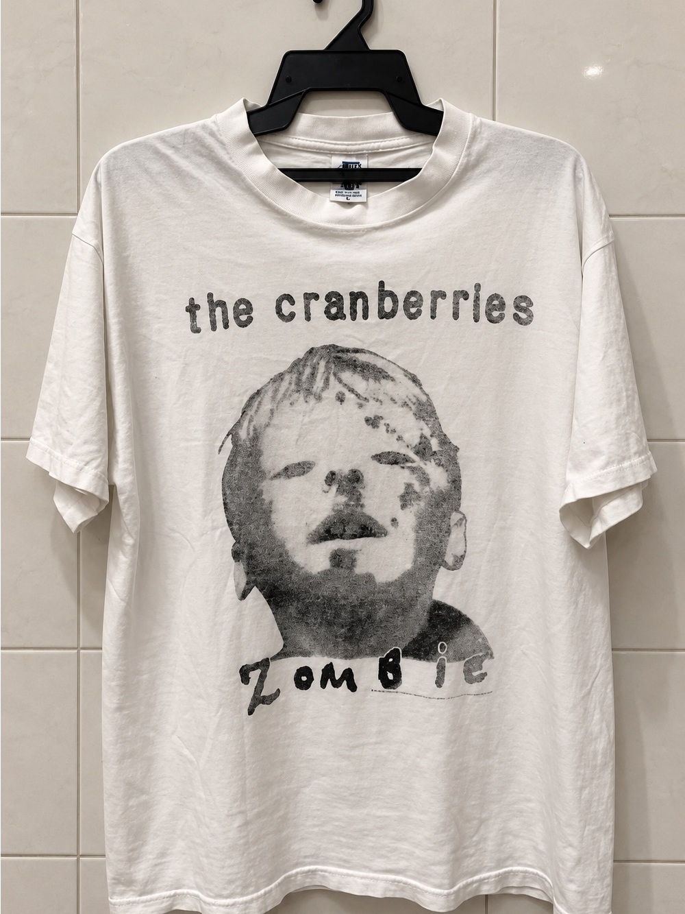 Gildan White The Cranberries 'Zombie' Graphic Tee